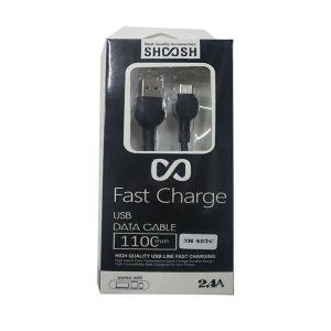 کابل تایپ c فست SHOOSH مدل S.H 407c کد 6202 - سیکاس کالا کابل تایپ c فست SHOOSH مدل S.H 407c