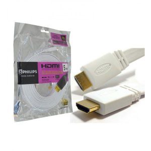 کابل HDMI فلت فیلیپس به طول 5 متر کد 2611 - سیکاس کالا کابل HDMI فلت فیلیپس به طول 5 متر