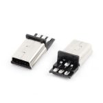 کانکتور USB-Mini نری سرکابلی