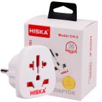 مبدل سه به دو برق هیسکا مدل CH-2 ا ADAPTER PLUG CONVERTOR CH-2 — تصویر 2