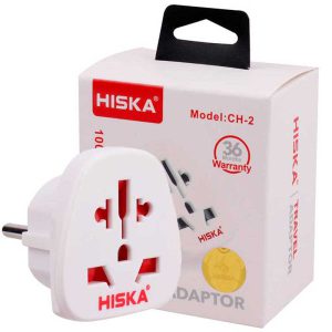 مبدل سه به دو برق هیسکا مدل CH-2 ا ADAPTER PLUG CONVERTOR CH-2 — تصویر 2