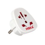 مبدل سه به دو برق هیسکا مدل CH-2 ا ADAPTER PLUG CONVERTOR CH-2