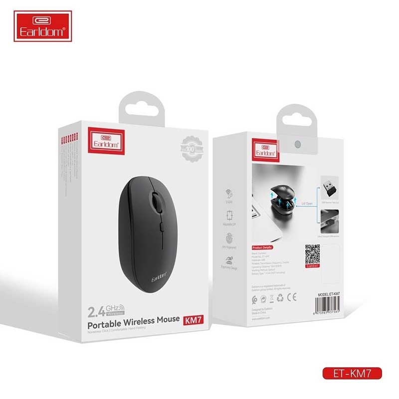 Earldom-mouse-km7-01 ماوس بی سیم ارلدام مدل KM7 — تصویر 4