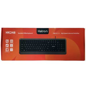 کیبورد باسیم هترون مدل HK248 ا Hatron HK248 Wired Keyboard کد 6309 - سیکاس کالا کیبورد باسیم هترون مدل HK248 ا Hatron HK248 Wired Keyboard