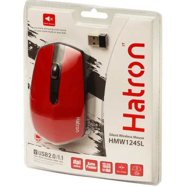 ماوس وایرلس هترون مدل HMW124SL ا Hatron HMW124SL Silent Wireless Mouse — تصویر 3