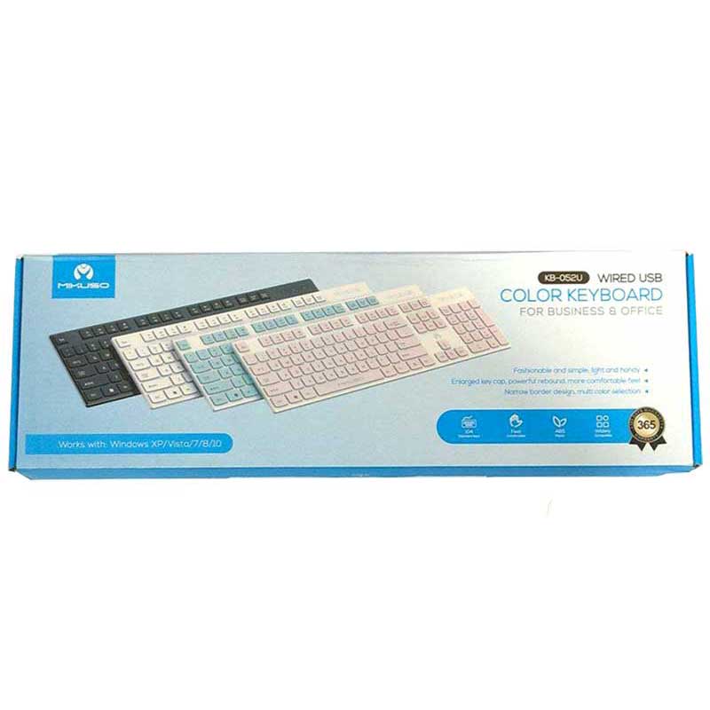 Mikuso-KB-052U-keyboard-01 کیبورد سیم دار میکوسو KB-052U کد 6415-7427 — تصویر 5