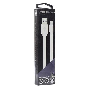 کابل تبدیل USB به لایتنینگ ولکانو مدل CAB345 به طول 1.2 متر ا CAB345 1.2m Slim Lightning Cable — تصویر 3