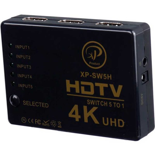سوئیچ اچ دی ام آی 5 پورت xp مدل xp-sw5h — تصویر 5