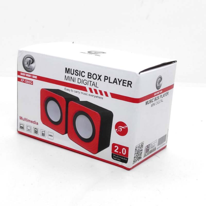 اسپیکر دسکتاپ ایکس پی مدل S80G کد 6368 - سیکاس کالا اسپیکر دسکتاپ ایکس پی مدل S80G