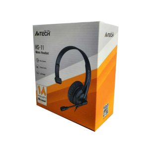 هدست ای فورتک مدل hs-11 ا headset headphone a4tech hs-11 — تصویر 2