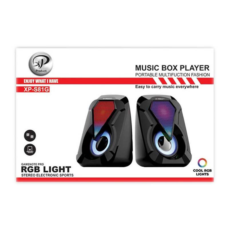 اسپیکر ایکس پی مدل S81 کد 6372 - سیکاس کالا اسپیکر ایکس پی مدل S81