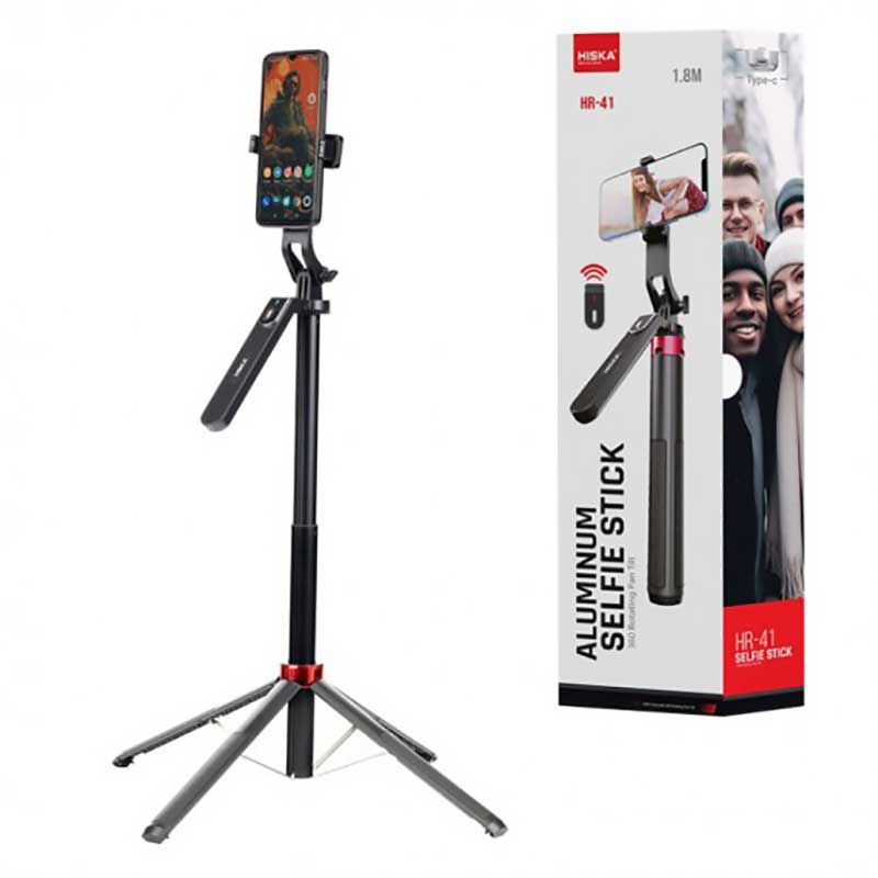پایه مونوپاد حرفه ای تلفن همراه هیسکا مدل HR-41 کد 6473 - سیکاس کالا پایه مونوپاد حرفه ای تلفن همراه هیسکا مدل HR-41 — تصویر 2