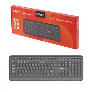 کیبورد باسیم هترون مدل HK207 ا Hatron HK207 Wired Keyboard مدل 6310