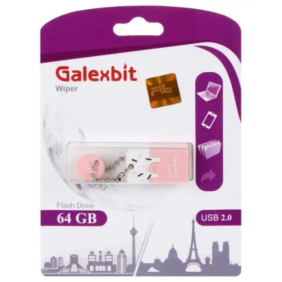 0021236_-wiper-usb20-64-_550 فلش مموری گلکسبیت مدل Wiper ظرفیت 64 گیگابایت ا Galexbit Wiper 64GB USB 2.0 Flash Memory کد 6398-7572