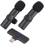 میکروفن یقه ای بیسیم گوشی موبایل تایپ سی مدل K11 ا K11 New Wireless Microphone Type C — تصویر 4