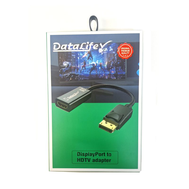 مبدل Displayport به HDMI دیتالایف ا DataLife displayport to hdmi adapter