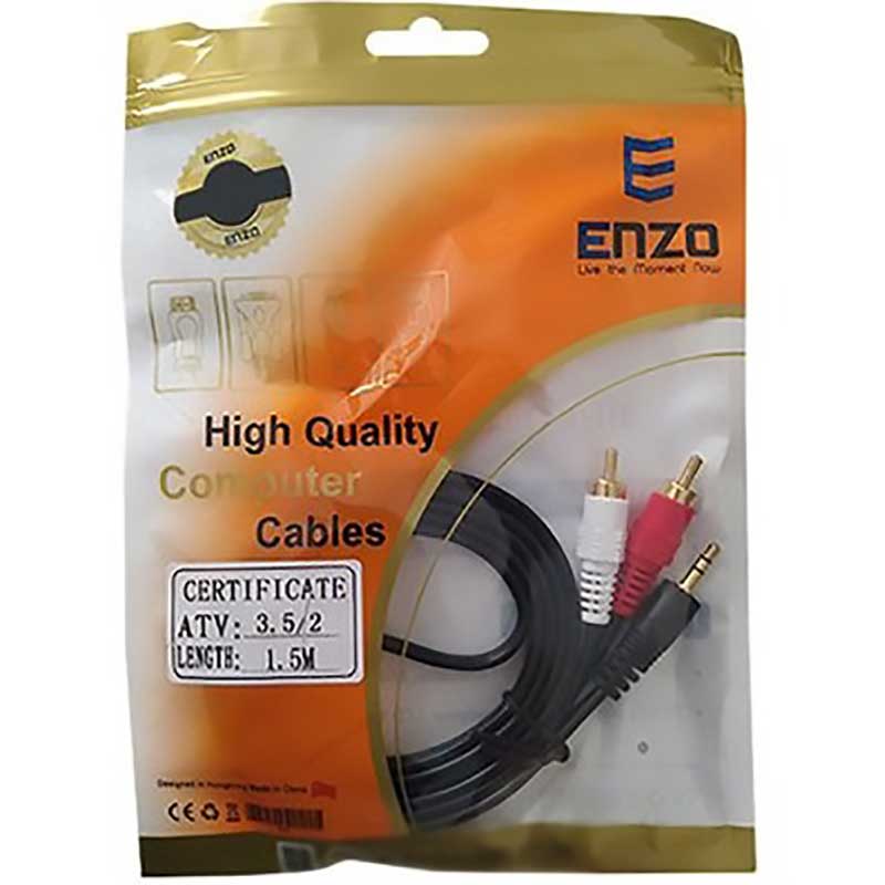 ENZO-ATV-EZ-32-01 کابل تبدیل ۱ به ۲ انتقال صدا انزو مدل EZ-32 طول ۱.۵ متر — تصویر 2