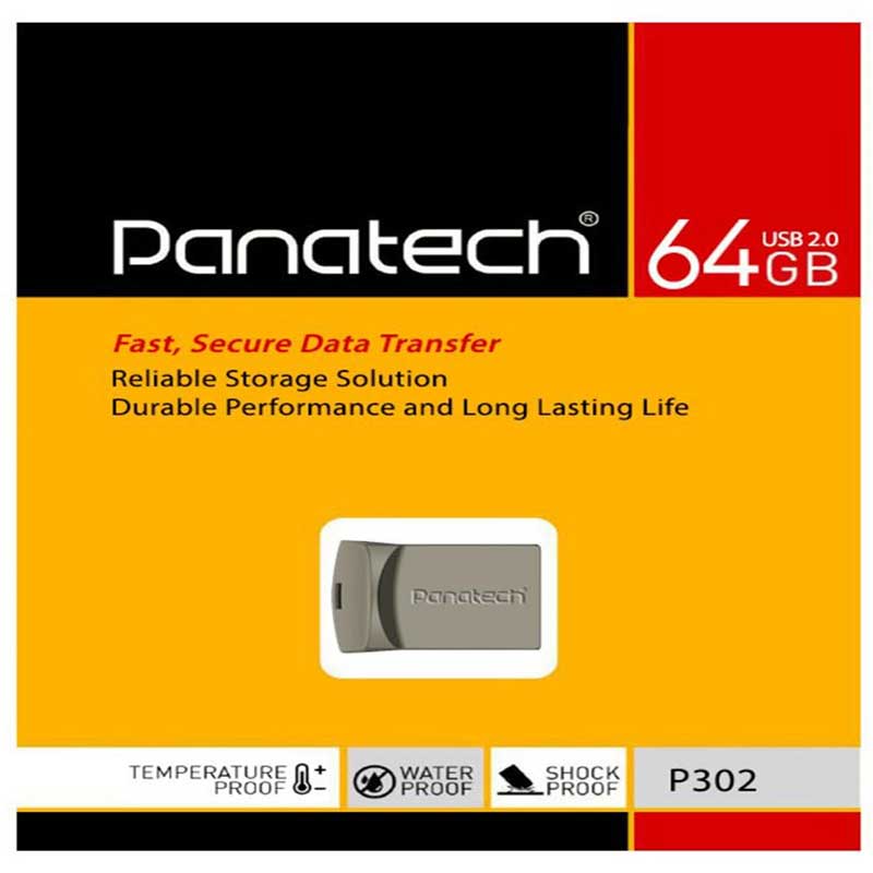 فلش 64 گیگ پاناتک مدل P302 ا Flash Memory 64 gig Panatech model P302 کد 5734 - سیکاس کالا فلش 64 گیگ پاناتک مدل P302 ا Flash Memory 64 gig Panatech model P302 — تصویر 2