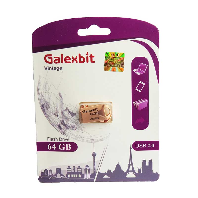 Galexbit-Vintage-64GB-01 فلش مموری گلکسبیت مدل Vintage ظرفیت 64 گیگابایت ا Galexbit Vintage 64GB USB 2.0 Flash Memory — تصویر 2