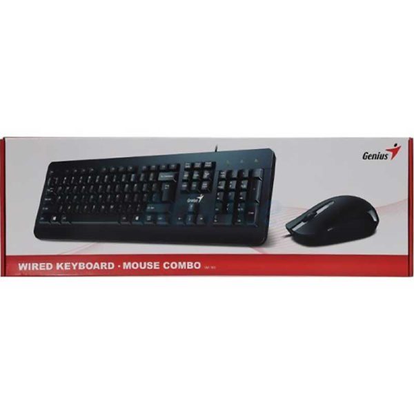 کیبورد و ماوس با سیم جنیوس مدل KM-160 ا Genius KM-160 Wired Keyboard and Mouse — تصویر 2