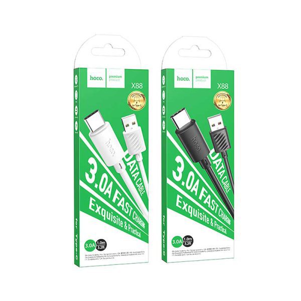 کابل شارژ تایپ سی هوکو مدل X88 ا HOCO CABLE X88 USB TO TYPE-C — تصویر 2