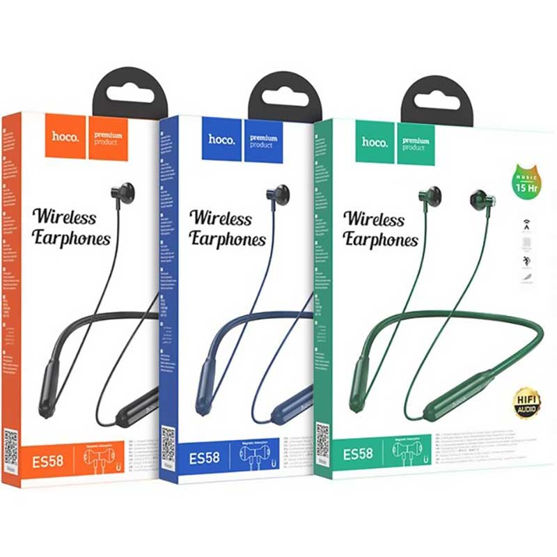 HOCO-ES58-Sound-tide-wireless-earphones-01 هدست گردنی هوکو مدل ES58 ا HOCO ES58 Sound tide wireless earphones — تصویر 3