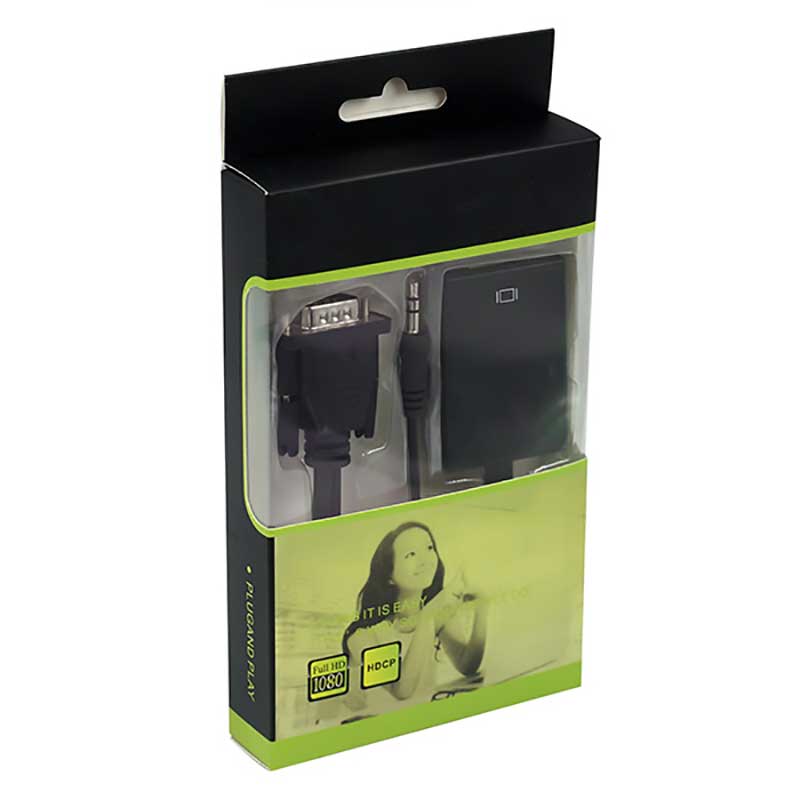 تبدیل وی جی ای به اچ دی ام آی پک سبز ا VGA TO HDMI ADAPTER کد 3536 - سیکاس کالا تبدیل وی جی ای به اچ دی ام آی پک سبز ا VGA TO HDMI ADAPTER — تصویر 3