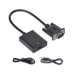 تبدیل وی جی ای به اچ دی ام آی پک سبز ا VGA TO HDMI ADAPTER