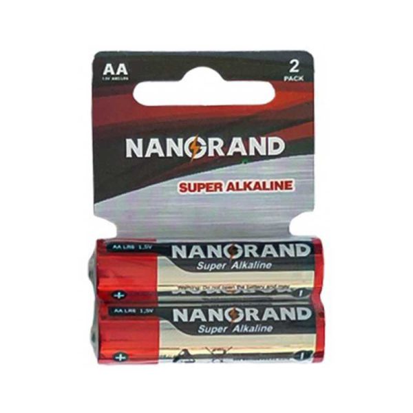 باطری قلمی سوپرآلکالاین کارتی 2 عددی NANGRAND مدل LR6