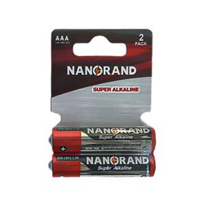باطری نیم قلمی سوپرآلکالاین کارتی 2 عددی NANGRAND مدل LR03 — تصویر 2