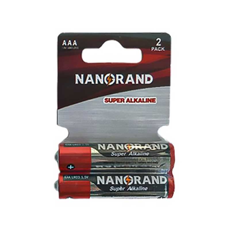 NANGRAND-AAA-Buttery باطری نیم قلمی سوپرآلکالاین کارتی 2 عددی NANGRAND مدل LR03 — تصویر 2