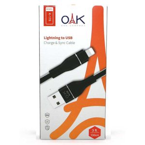 کابل شارژ لایتنینگ آیفون OAK K-178 کد 6684 - سیکاس کالا کابل شارژ لایتنینگ آیفون OAK K-178 — تصویر 2