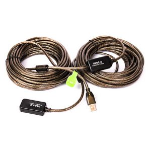 کابل افزایش طول USB برد دار پی نت به طول 30 متر