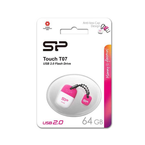فلش مموری سیلیکون پاور مدل T07 با ظرفیت 64 گیگابایت ا Touch T07 USB 2.0 Flash Memory 64GB — تصویر 2
