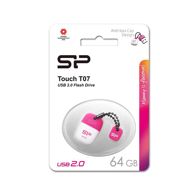 فلش مموری سیلیکون پاور مدل T07 با ظرفیت 64 گیگابایت ا Touch T07 USB 2.0 Flash Memory 64GB — تصویر 2