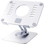 استند رومیزی آلومینیومی تبلت و لپ تاپ 360 درجه — تصویر 6