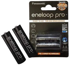 باطری قلمی قابل شارژ پاناسونیک (Panasonic) مدل eneloop Pro با ظرفیت 2500 میلی آمپر ساعت بسته‌ 2 عددی — تصویر 3