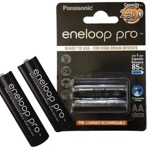 باطری قلمی قابل شارژ پاناسونیک (Panasonic) مدل eneloop Pro با ظرفیت 2500 میلی آمپر ساعت بسته‌ 2 عددی — تصویر 3