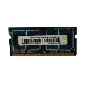 رم لپ تاپ DDR3 تک کاناله 1600 مگاهرتز ظرفیت 4 گیگابایت کارکرده