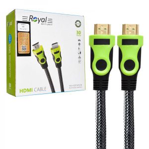 کابل اچ دی ام ای HDMI کنفی رویال ROYAL به طول 30 متر