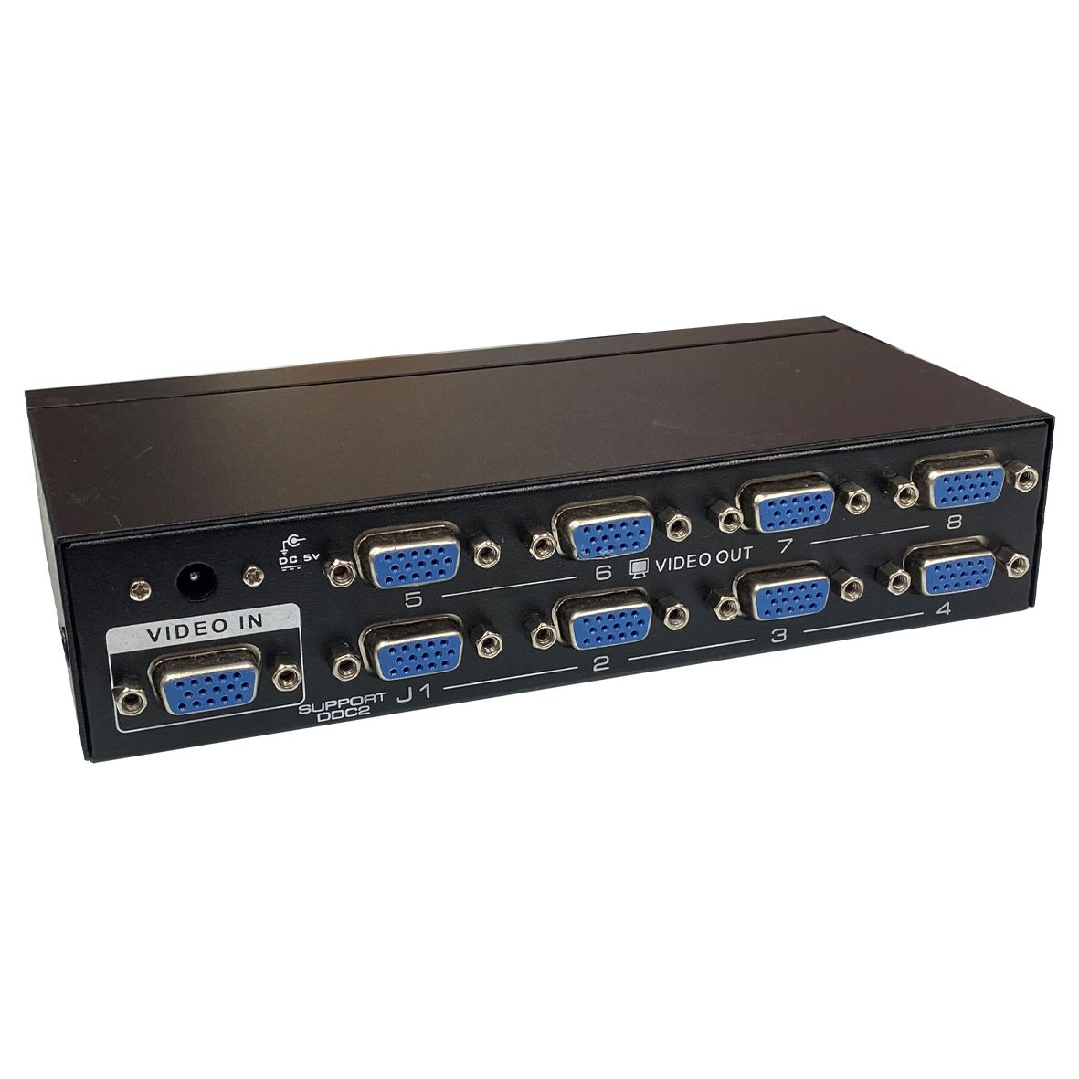00004 اسپلیتر VGA آداپتور دار 8 پورت — تصویر 2