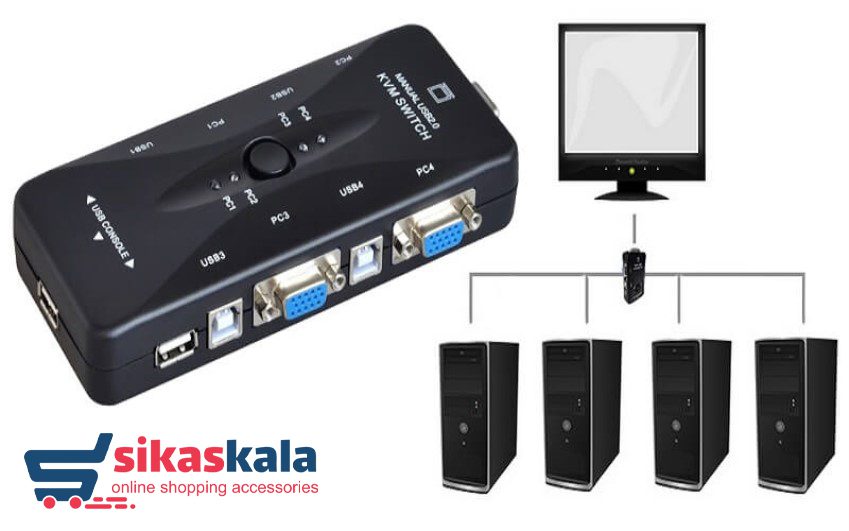 سوئیچ kvm چیست؟ و چه کاربردی دارد؟ - سیکاس کالا سوئیچ kvm چیست؟ و چه کاربردی دارد؟