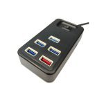 هاب 4 پورت USB3.0 به همراه کلید و پاور مدل 804 — تصویر 3
