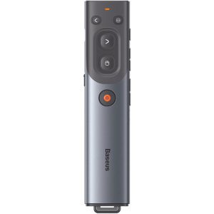 پوینتر و پرزنتر شارژی بیسوس Baseus Red Laser Wireless Multimedia Presenter WKCD020013