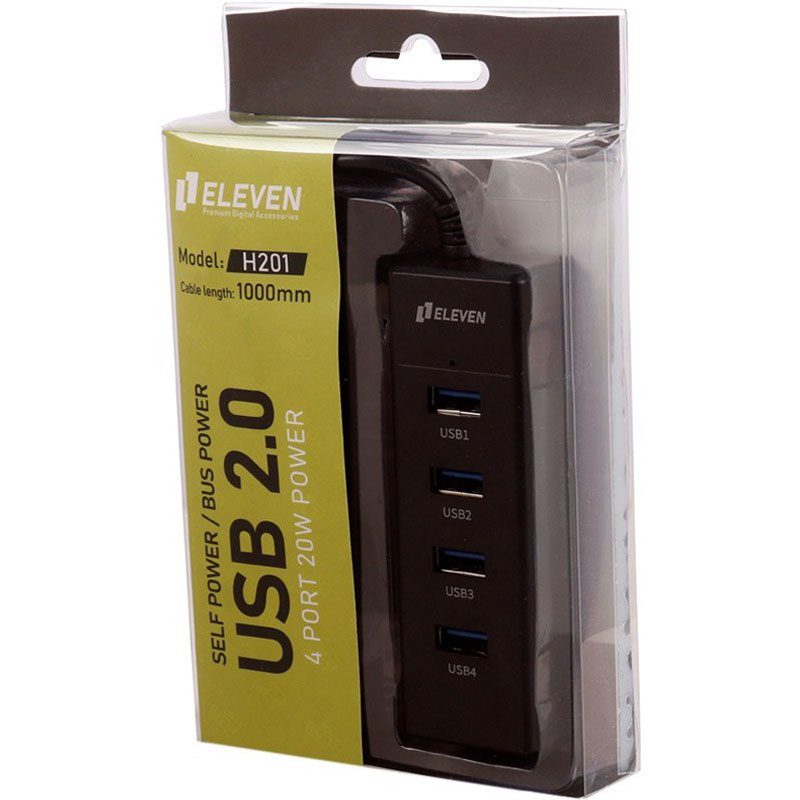هاب 4 پورت USB 2.0 الون مدل H201 — تصویر 2