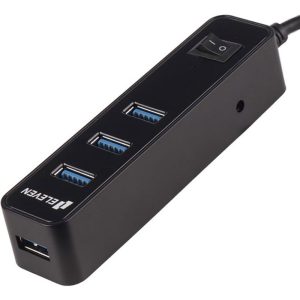 هاب USB3 الون 4 پورت مدل H302 ا ELEVEN H302 USB3.0 4PORT HUB
