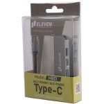 هاب Eleven H801 Type-C USB3.0 4Port ا Eleven H801 Type-C USB3.0 4Port HUB — تصویر 2