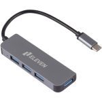 هاب Eleven H801 Type-C USB3.0 4Port ا Eleven H801 Type-C USB3.0 4Port HUB — تصویر 3
