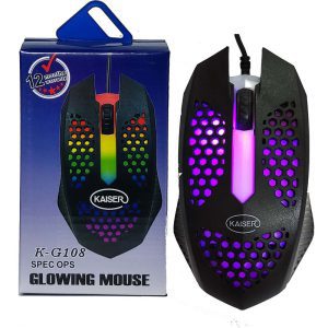ماوس مخصوص بازی کایزر مدل K-G108 کد 5690 - سیکاس کالا ماوس مخصوص بازی کایزر مدل K-G108 — تصویر 2