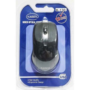 ماوس کایزر مدل K-130 ا Kaiser K-130 Mouse Wired کد 5687 - سیکاس کالا ماوس کایزر مدل K-130 ا Kaiser K-130 Mouse Wired — تصویر 2